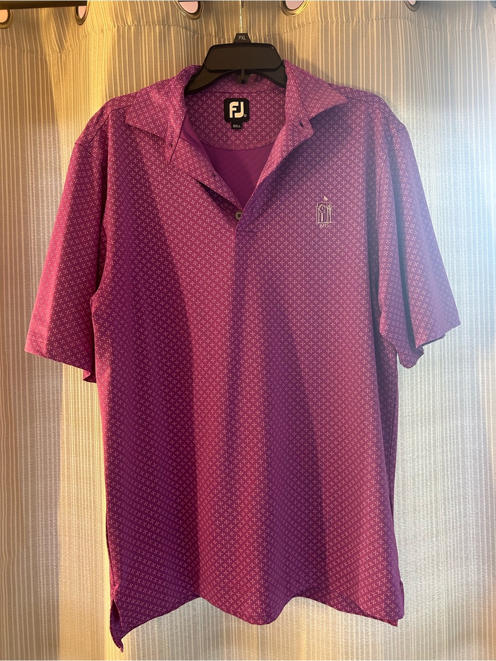 FootJoy Men’s Magenta Short-Sleeve Golf Polo